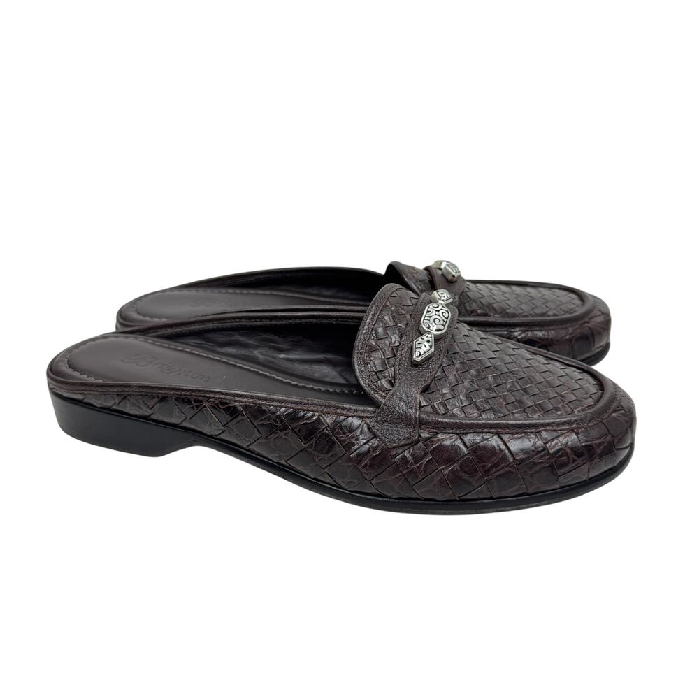 Brighton Woven Leather Mule
